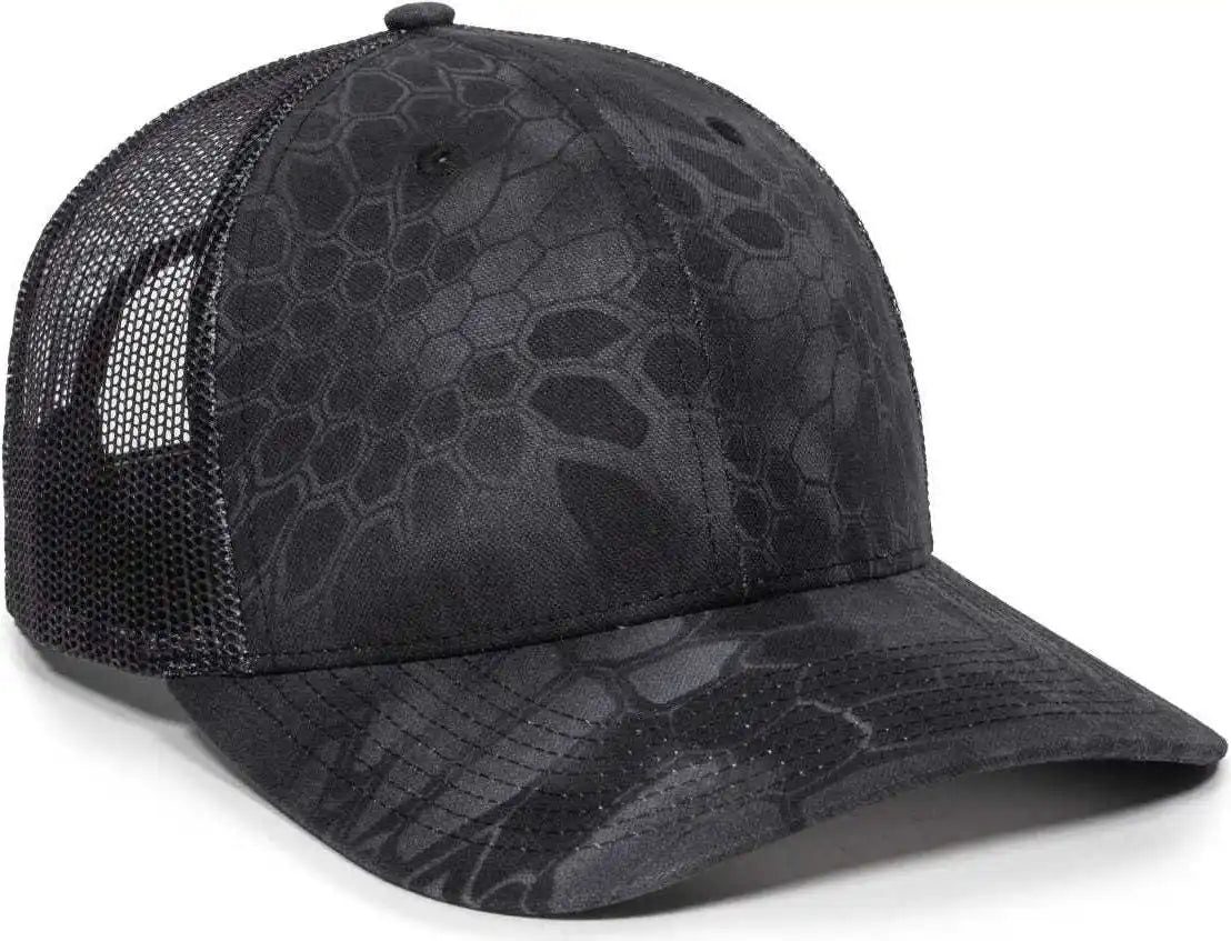 Oc Sports Oc771camo Adjustable Mesh Back Cap - Kryptek Typhon - 6 7/8’’ - 7 1/2’’