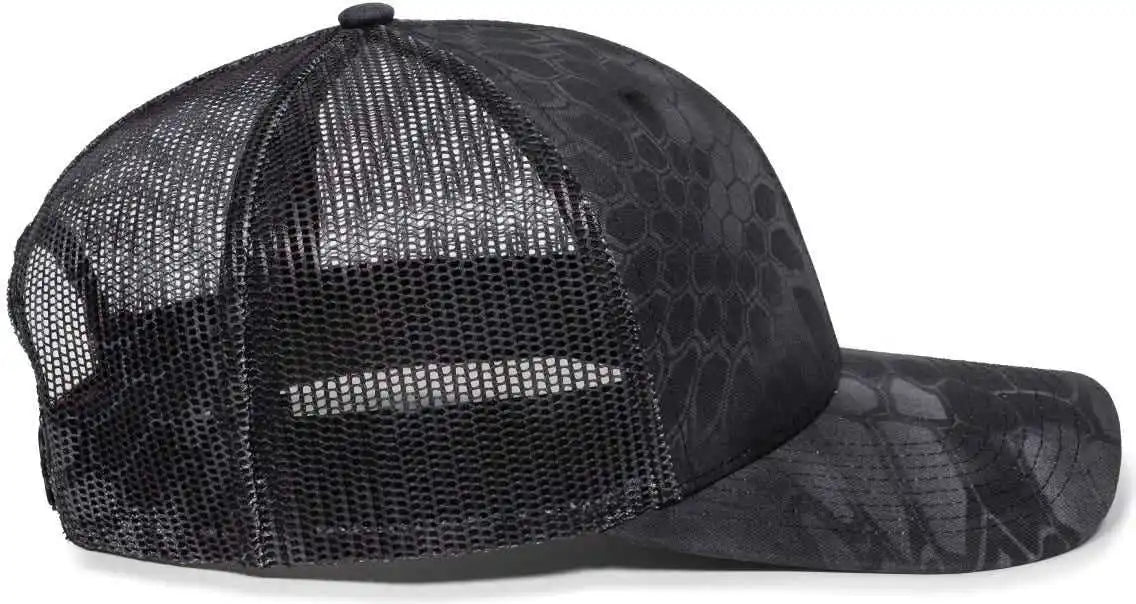 Oc Sports Oc771camo Adjustable Mesh Back Cap - Kryptek Typhon - 6 7/8’’ - 7 1/2’’