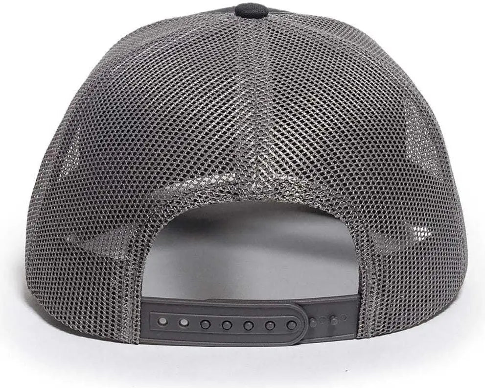 Oc Sports Oc771camo Adjustable Mesh Back Cap - Kryptek Typhon Charcoal - Dark Gray / 6 7/8’’ - 7 1/2’’