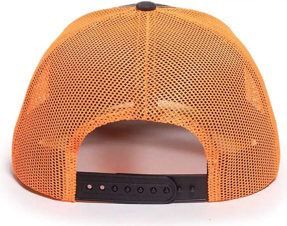 Oc Sports Oc771camo Adjustable Mesh Back Cap Kryptek Typhon Neon Orange / 6 7/8’’ 7 1/2’’