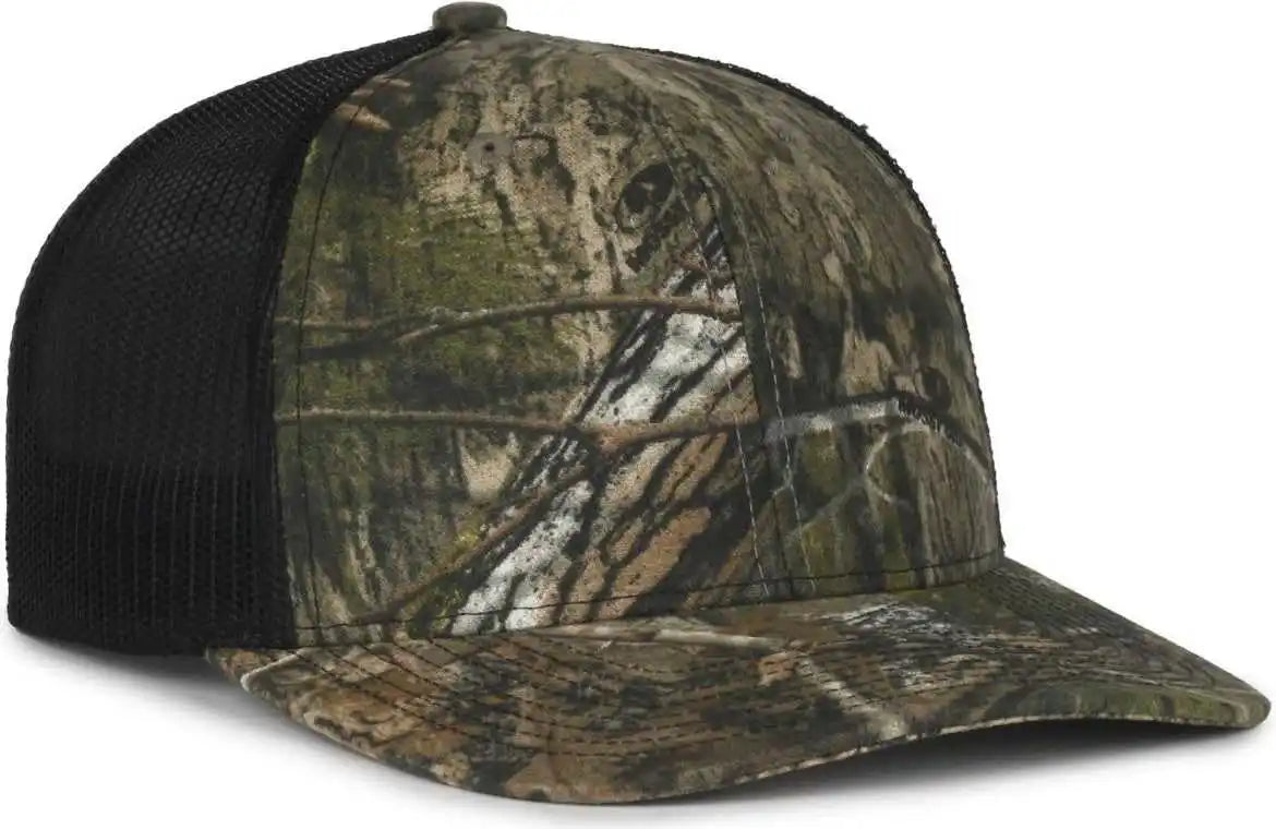 Oc Sports Oc771camo Adjustable Mesh Back Cap - Mossy Oak Country Dna Black - Osfm