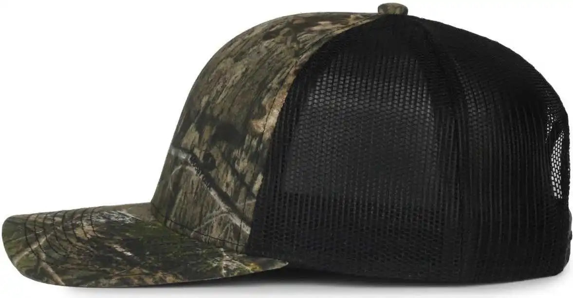 Oc Sports Oc771camo Adjustable Mesh Back Cap - Mossy Oak Country Dna Black - Osfm