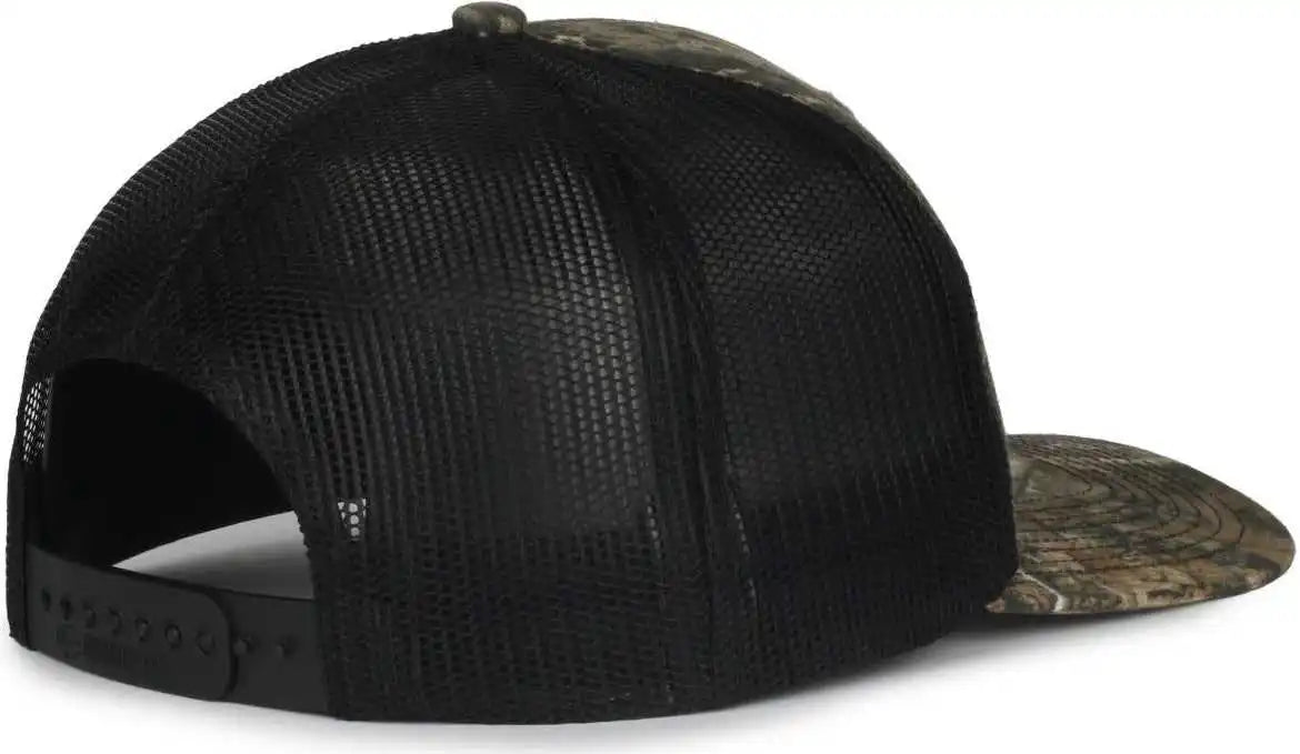 Oc Sports Oc771camo Adjustable Mesh Back Cap - Mossy Oak Country Dna Black - Osfm