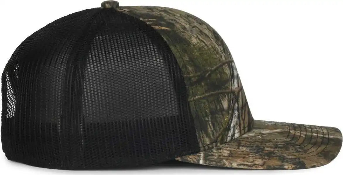 Oc Sports Oc771camo Adjustable Mesh Back Cap - Mossy Oak Country Dna Black - Osfm