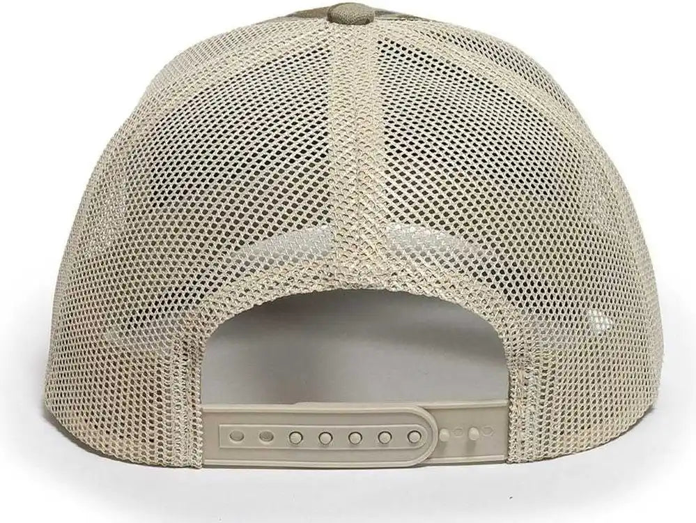 Oc Sports Oc771camo Adjustable Mesh Back Cap Mossy Oak Original Bottomland Tan