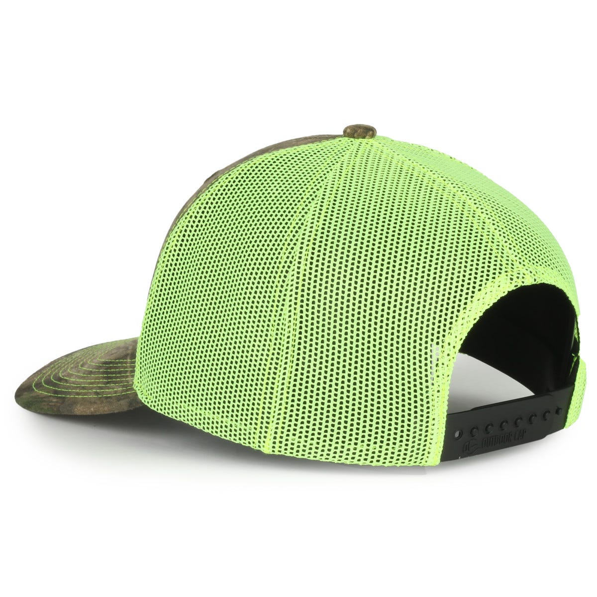 Oc Sports Oc771camo Adjustable Mesh Back Cap - Realtree Apx Neon Yellow