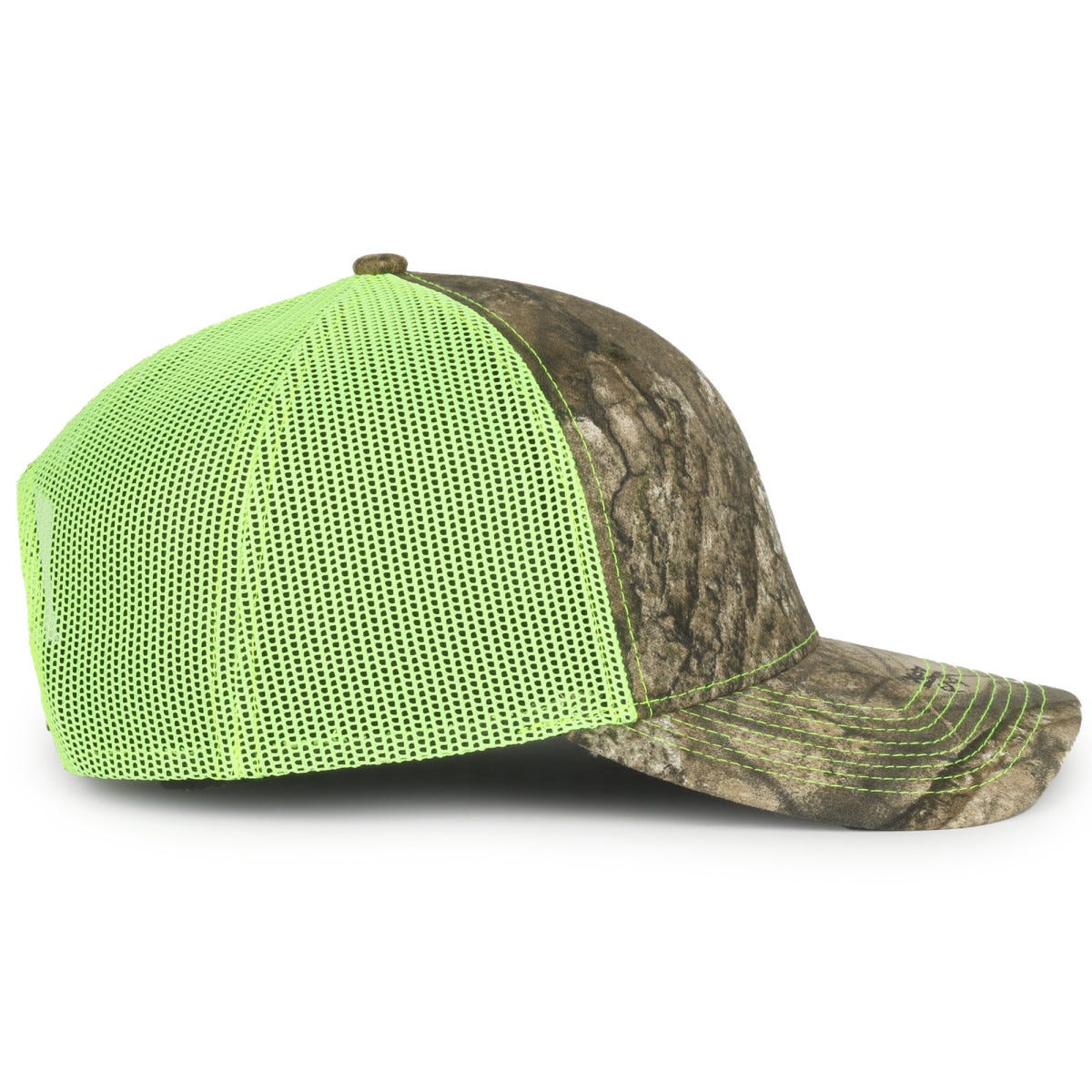 Oc Sports Oc771camo Adjustable Mesh Back Cap - Realtree Apx Neon Yellow