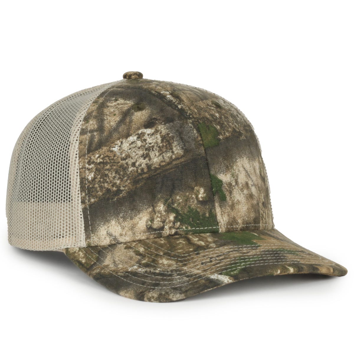 Oc Sports Oc771camo Adjustable Mesh Back Cap - Realtree Apx Tan