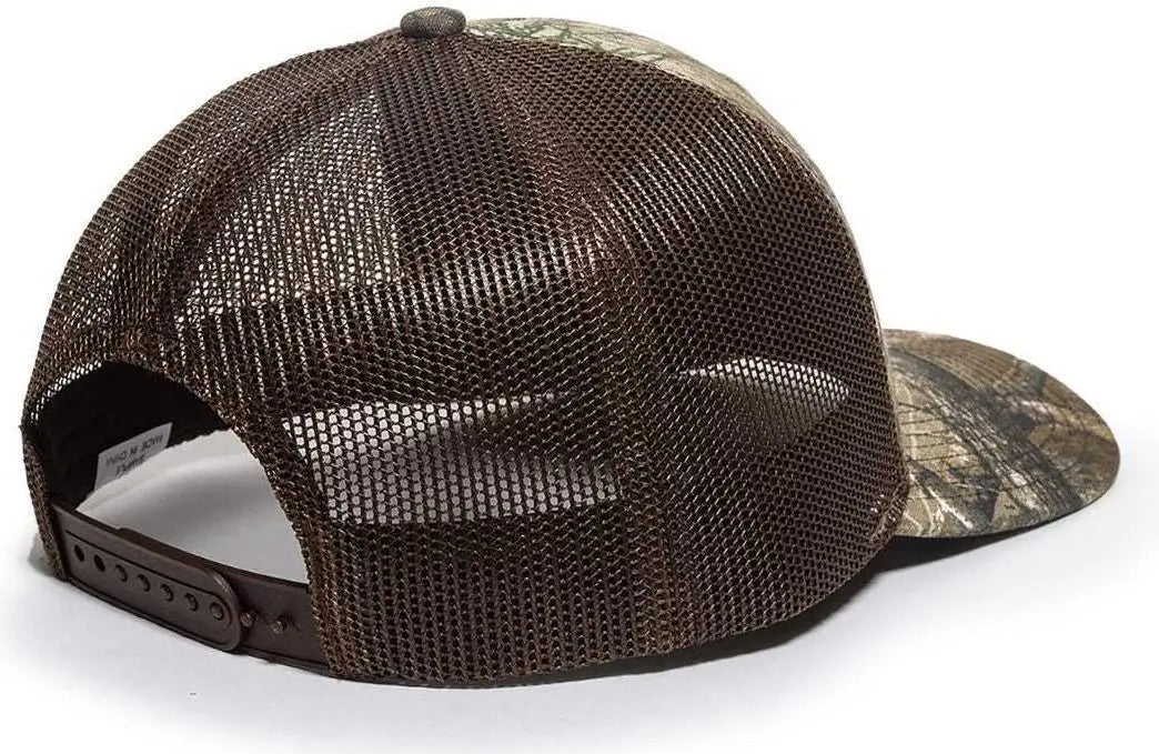 Oc Sports Oc771camo Adjustable Mesh Back Cap - Realtree Edge Brown - 6 7/8’’ - 7 1/2’’