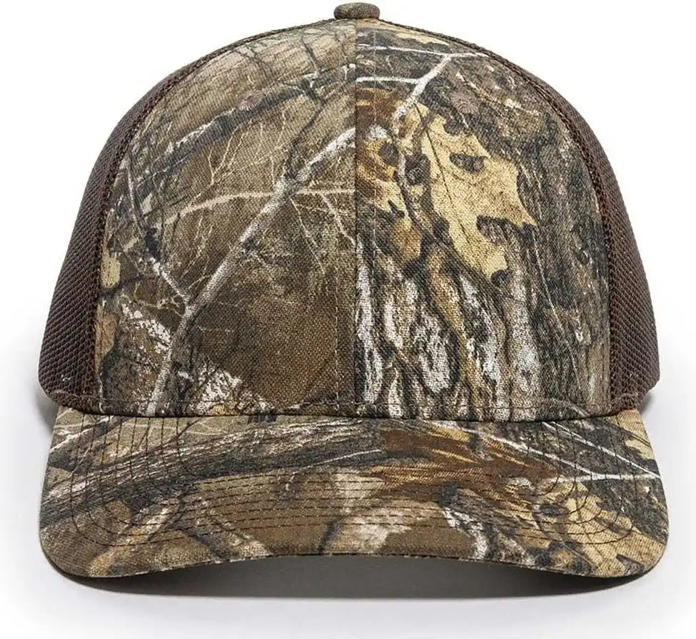 Oc Sports Oc771camo Adjustable Mesh Back Cap Realtree Edge Brown / 6 7/8’’ 7 1/2’’