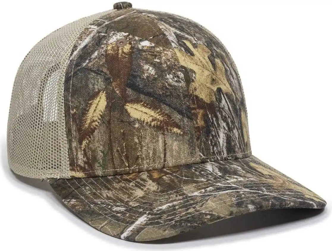 Oc Sports Oc771camo Adjustable Mesh Back Cap Realtree Edge Tan / 6 7/8’’ 7 1/2’’