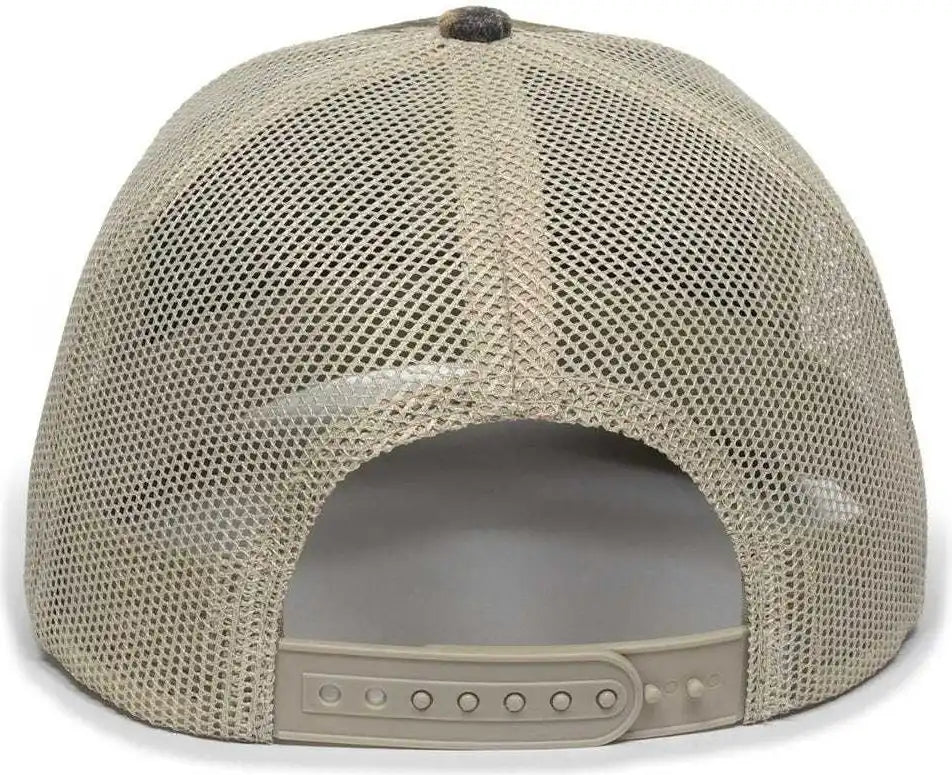 Oc Sports Oc771camo Adjustable Mesh Back Cap Realtree Edge Tan
