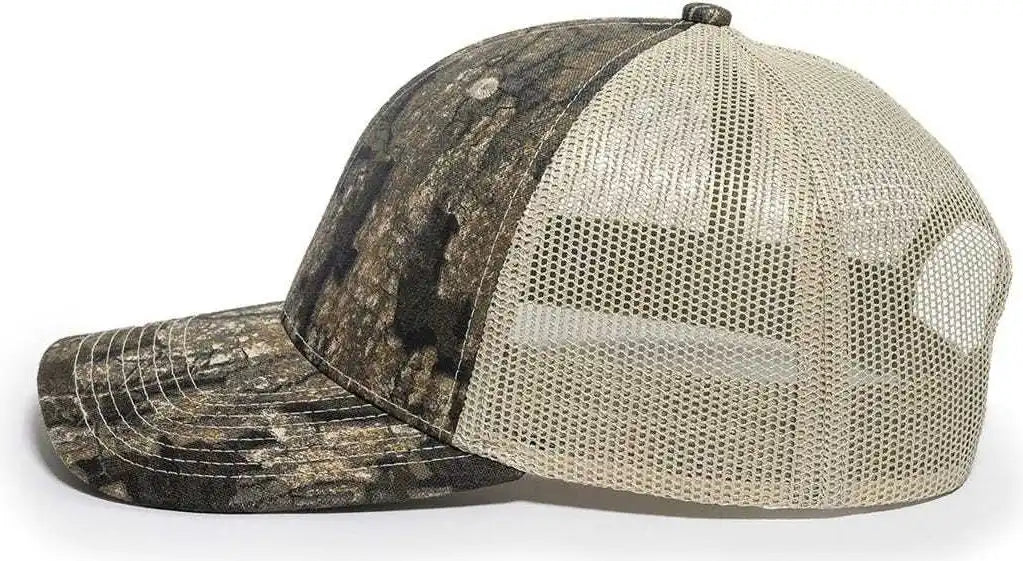 Oc Sports Oc771camo Adjustable Mesh Back Cap Realtree Timber Tan