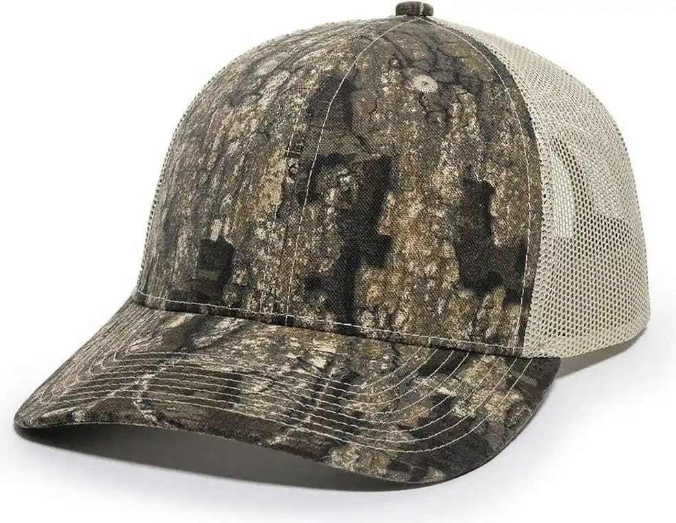 Oc Sports Oc771camo Adjustable Mesh Back Cap Realtree Timber Tan