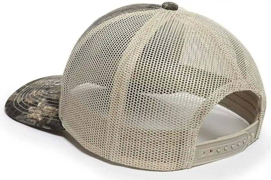 Oc Sports Oc771camo Adjustable Mesh Back Cap Realtree Timber Tan