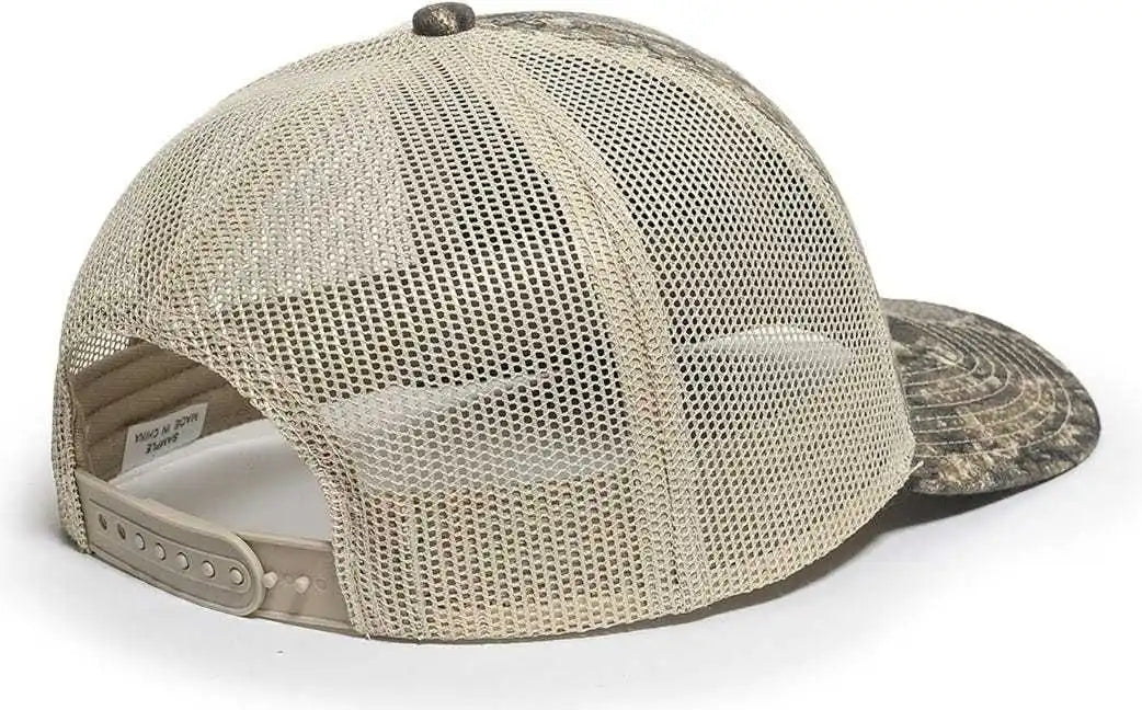 Oc Sports Oc771camo Adjustable Mesh Back Cap Realtree Timber Tan