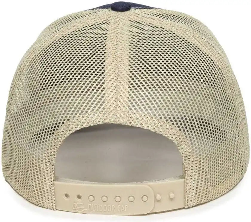 Oc Sports Oc771p Slight Pre-curved Sublimated Visor Cap - Navy Khaki - 6 7/8’’ - 7 1/2’’