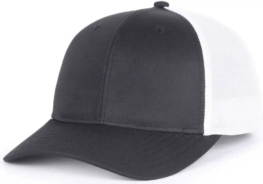 Oc Sports Oc771pf Slight Pre-curved Visorr Cap - Black White - 6 7/8’’ - 7 1/2’’
