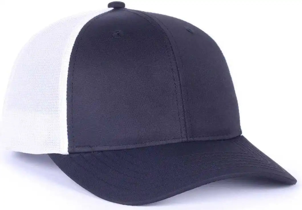 Oc Sports Oc771pf Slight Pre-curved Visorr Cap - Black White - 6 7/8’’ - 7 1/2’’