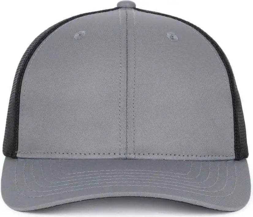 Oc Sports Oc771pf Slight Pre-curved Visorr Cap - Charcoal Black - Dark Gray / 6 7/8’’ - 7 1/2’’