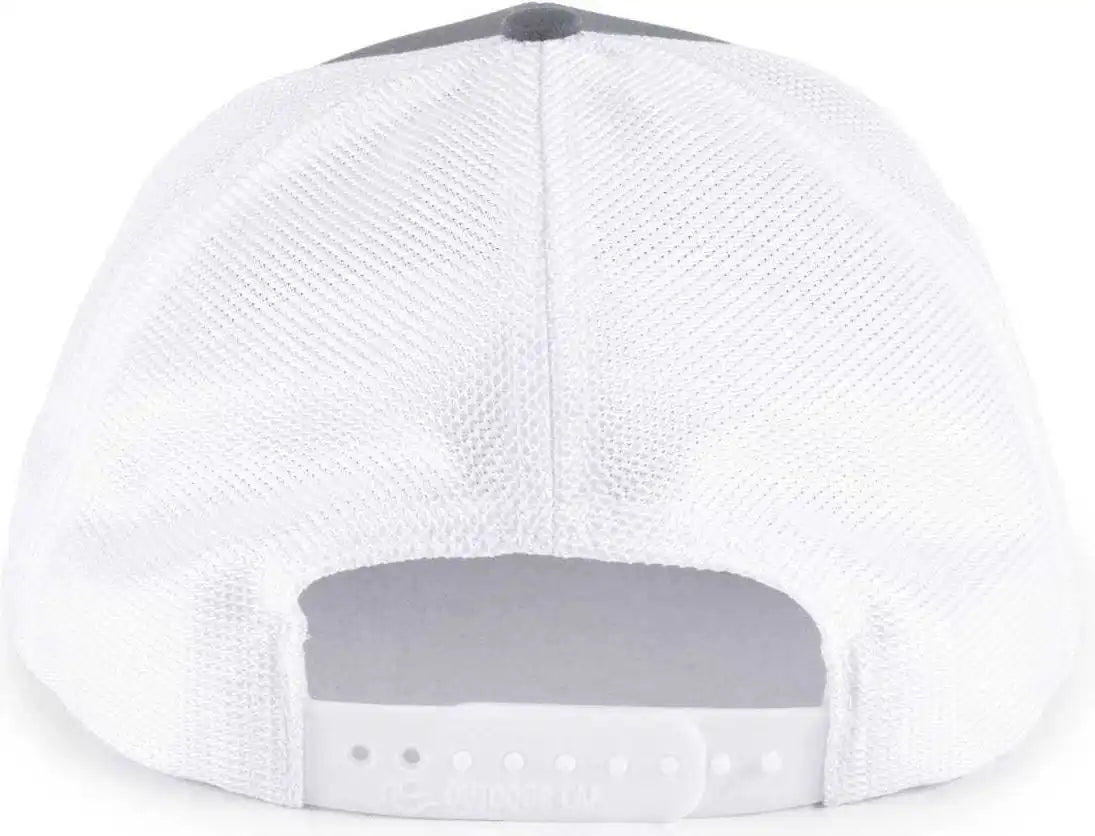 Oc Sports Oc771pf Slight Pre-curved Visorr Cap - Charcoal White - Dark Gray / 6 7/8’’ - 7 1/2’’