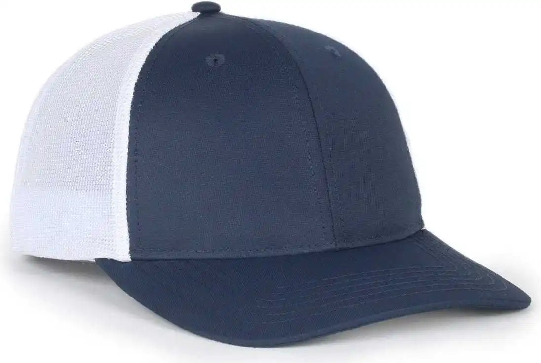 Oc Sports Oc771pf Slight Pre-curved Visorr Cap - Navy White - 6 7/8’’ - 7 1/2’’