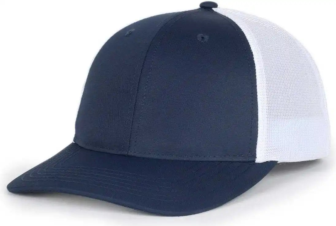 Oc Sports Oc771pf Slight Pre-curved Visorr Cap - Navy White - 6 7/8’’ - 7 1/2’’