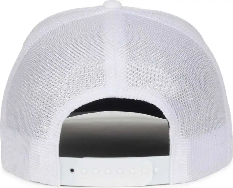 Oc Sports Oc771pf Slight Pre-curved Visorr Cap - White - Osfm
