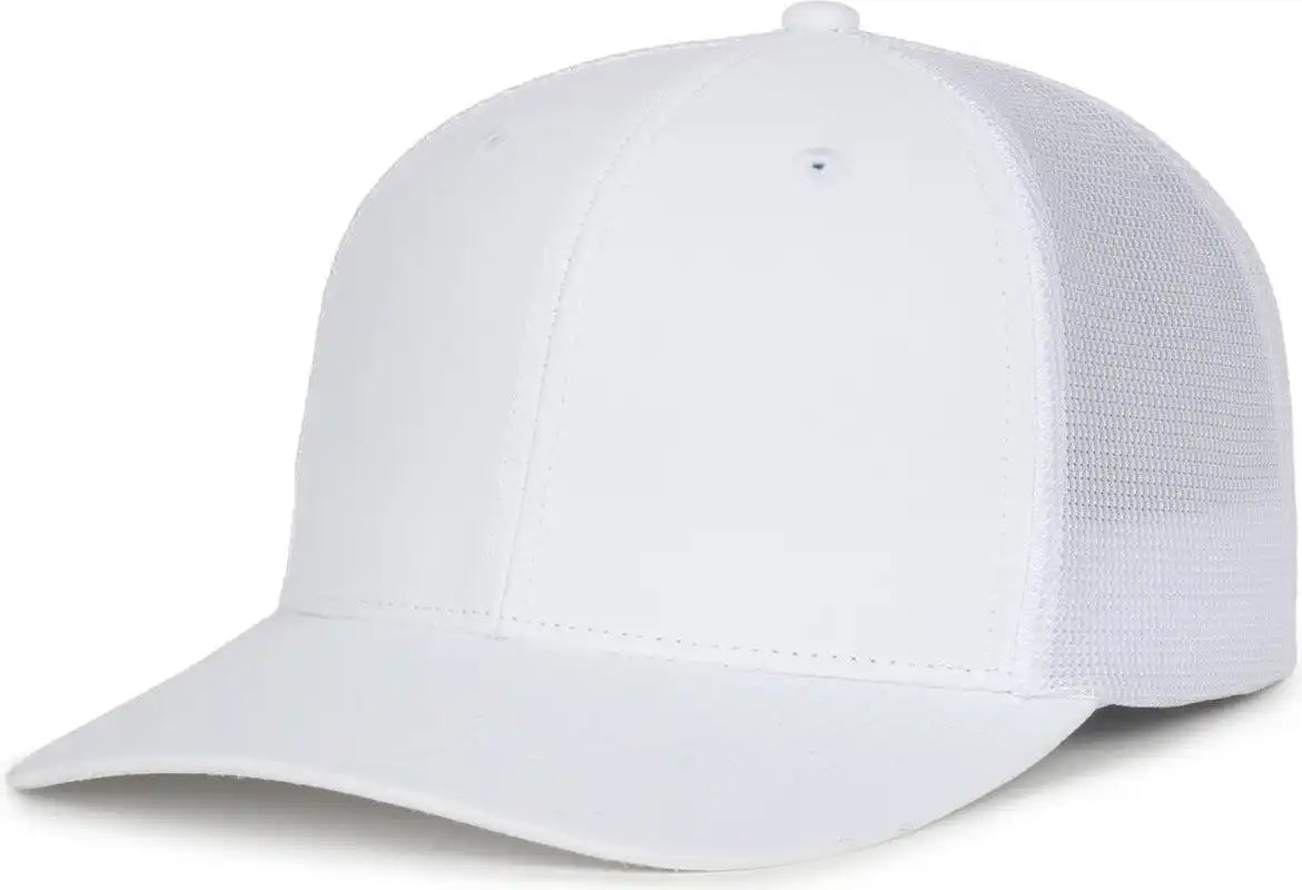 Oc Sports Oc771pf Slight Pre-curved Visorr Cap - White - Osfm