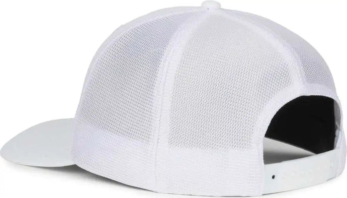 Oc Sports Oc771pf Slight Pre-curved Visorr Cap - White - Osfm