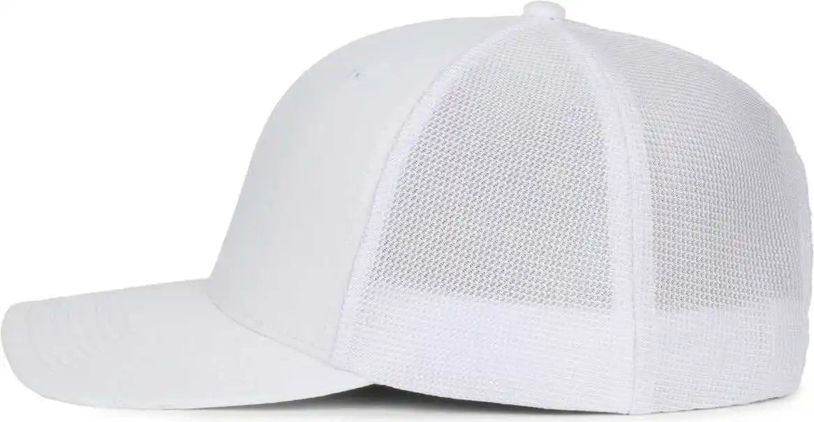 Oc Sports Oc771pf Slight Pre-curved Visorr Cap - White - Osfm