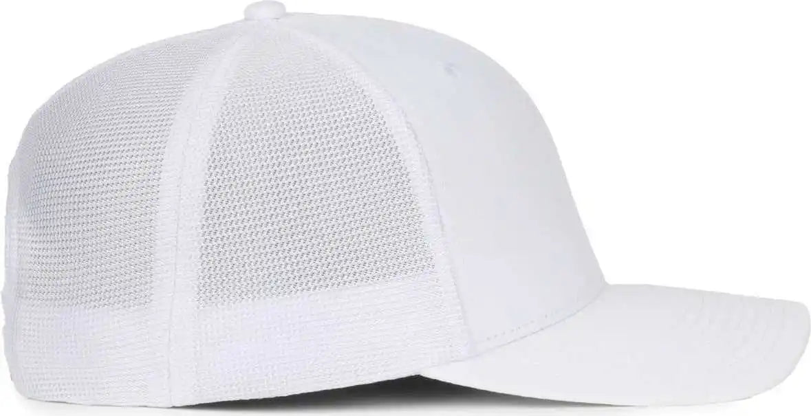 Oc Sports Oc771pf Slight Pre-curved Visorr Cap - White - Osfm
