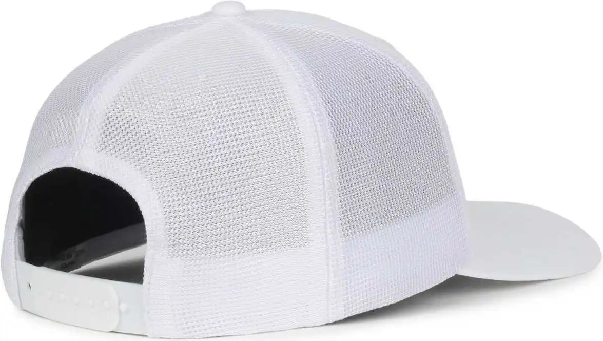 Oc Sports Oc771pf Slight Pre-curved Visorr Cap - White - Osfm
