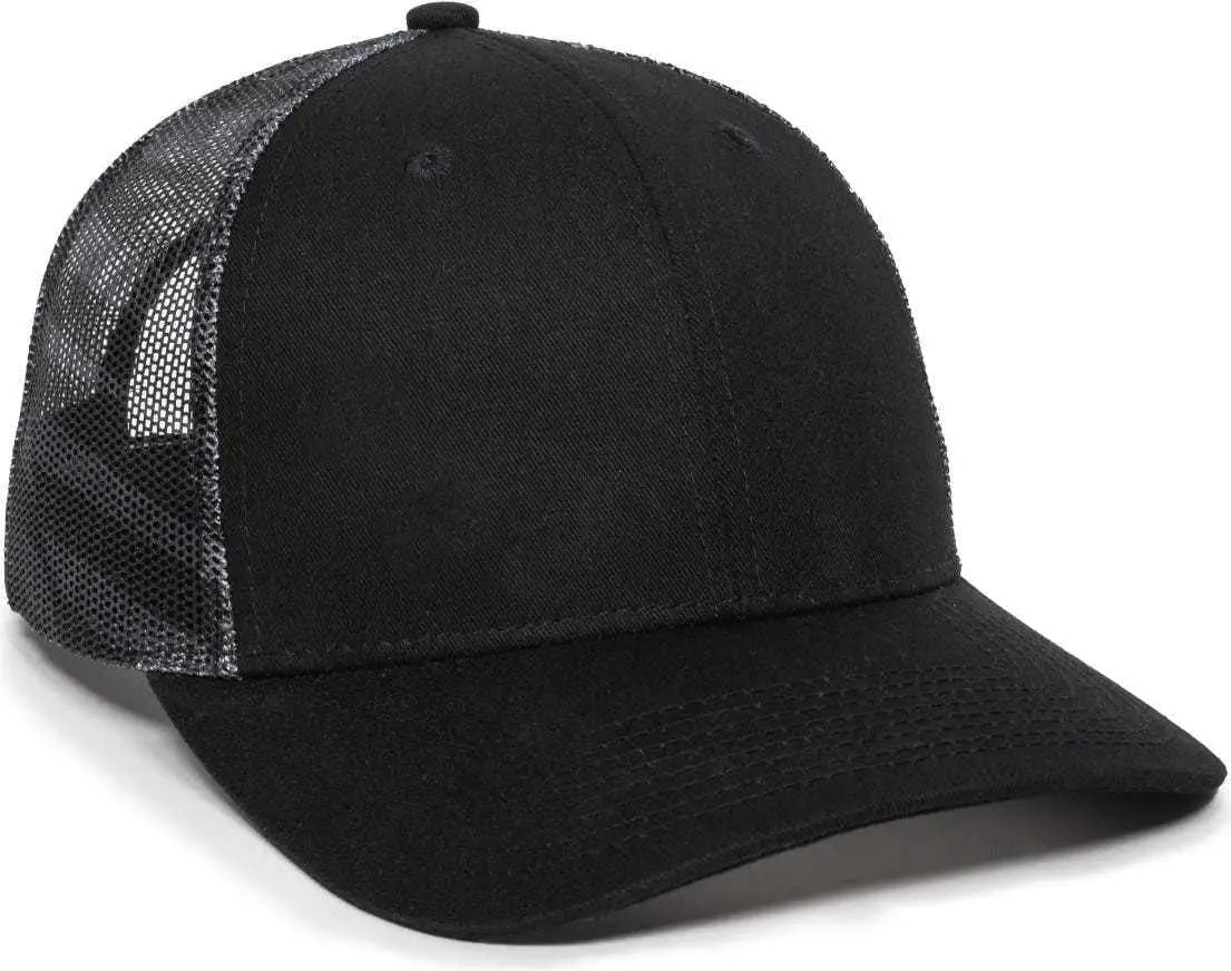 Oc Sports Oc771pm Mesh Back Usa Flag Cap - Black - 6 7/8’’ - 7 1/2’’