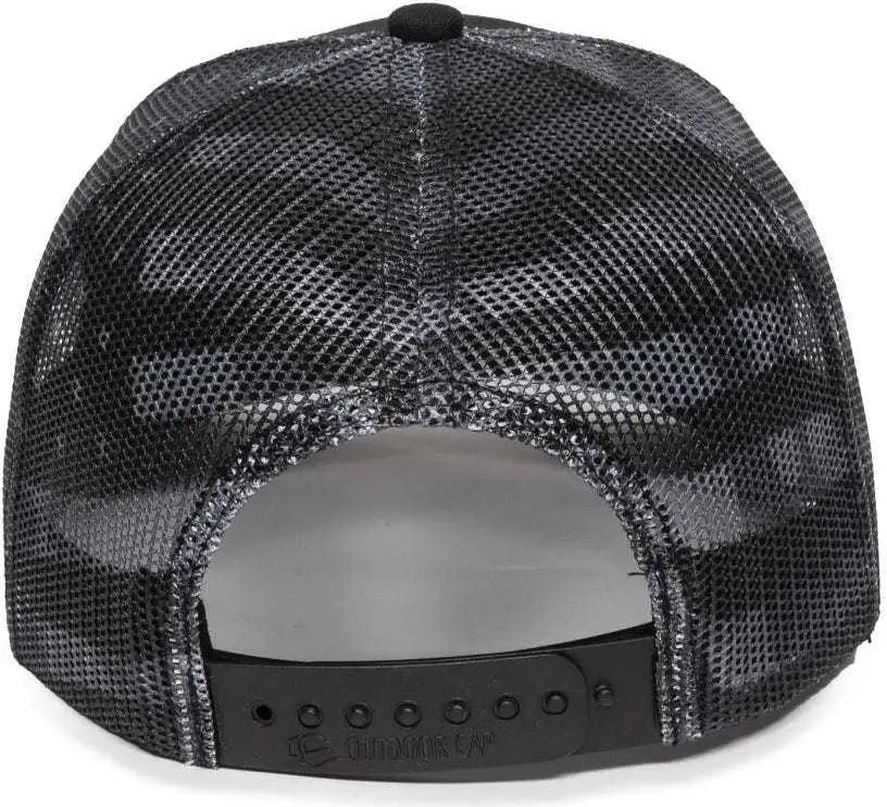 Oc Sports Oc771pm Mesh Back Usa Flag Cap - Black - 6 7/8’’ - 7 1/2’’
