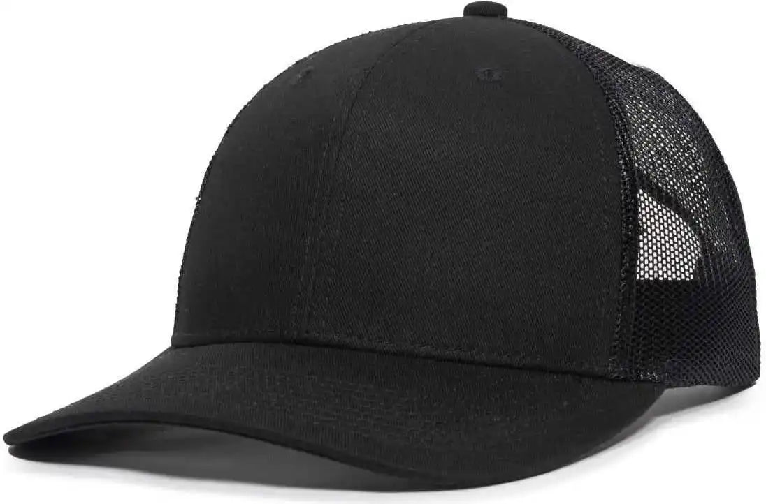Oc Sports Oc771v Adjustable Mesh Back Cap - Black - 6 7/8’’ - 7 1/2’’