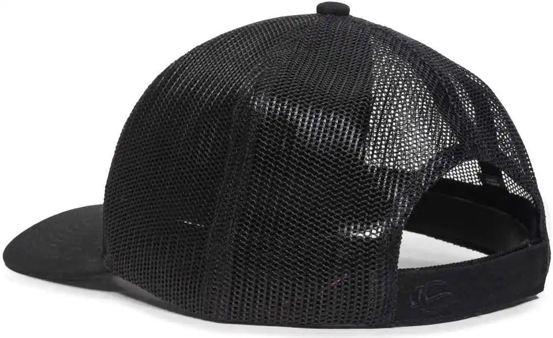 Oc Sports Oc771v Adjustable Mesh Back Cap - Black - 6 7/8’’ - 7 1/2’’