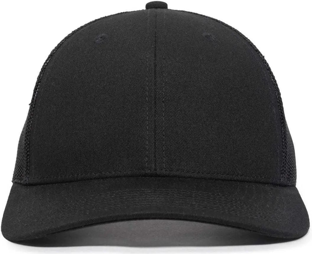 Oc Sports Oc771v Adjustable Mesh Back Cap - Black - 6 7/8’’ - 7 1/2’’