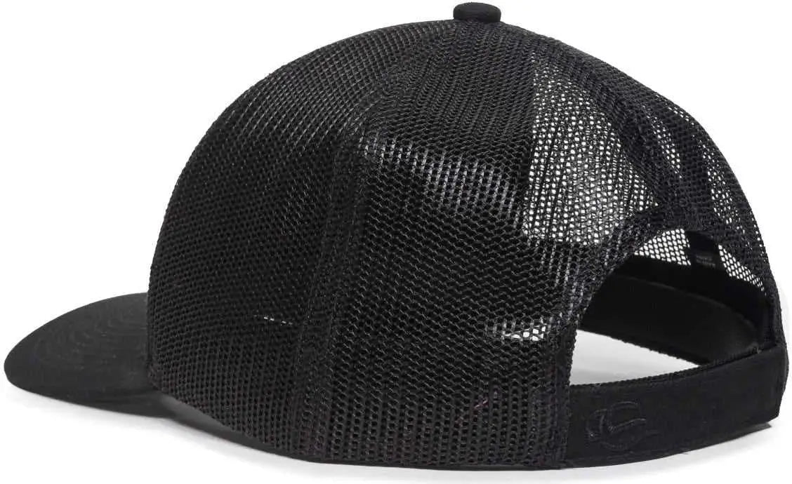 Oc Sports Oc771v Adjustable Mesh Back Cap - Black - 6 7/8’’ - 7 1/2’’