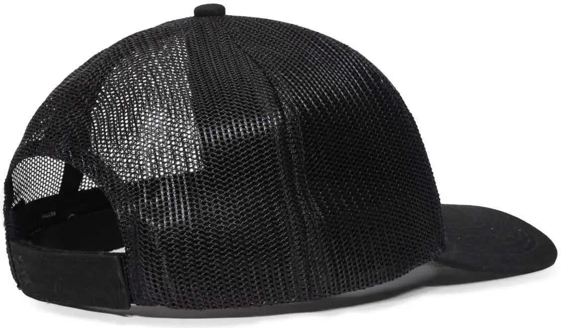 Oc Sports Oc771v Adjustable Mesh Back Cap - Black - 6 7/8’’ - 7 1/2’’