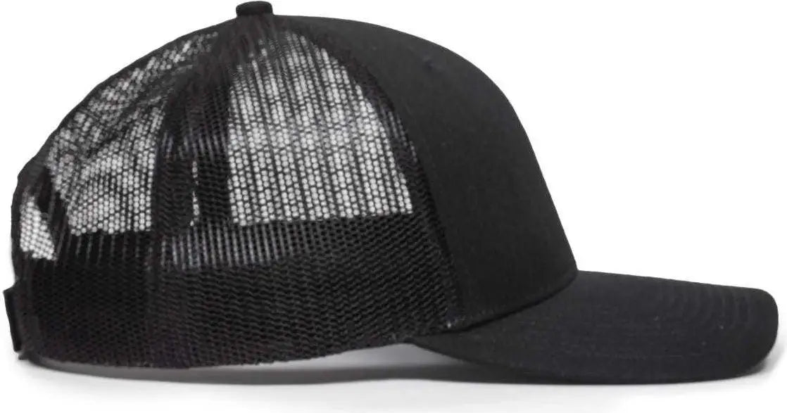 Oc Sports Oc771v Adjustable Mesh Back Cap - Black - 6 7/8’’ - 7 1/2’’