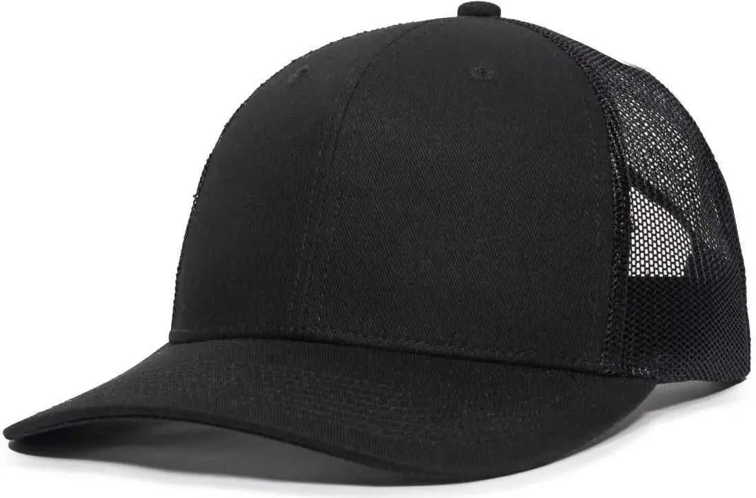 Oc Sports Oc771v Adjustable Mesh Back Cap - Black - 6 7/8’’ - 7 1/2’’
