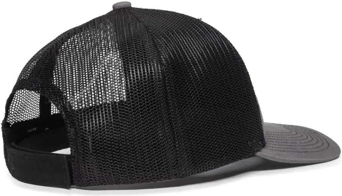 Oc Sports Oc771v Adjustable Mesh Back Cap - Charcoal Black
