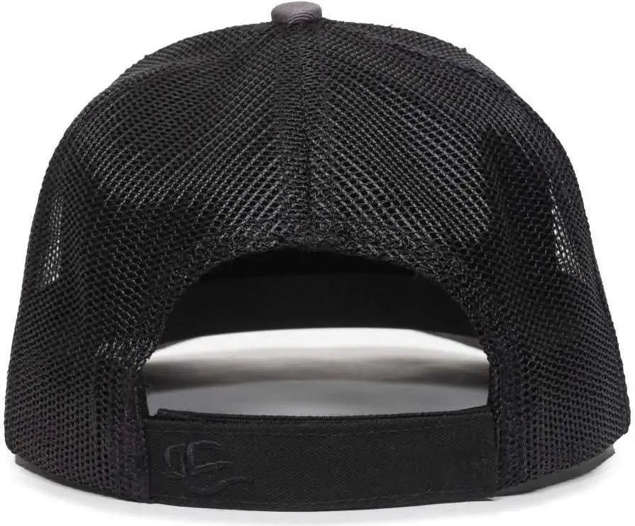 Oc Sports Oc771v Adjustable Mesh Back Cap - Charcoal Black