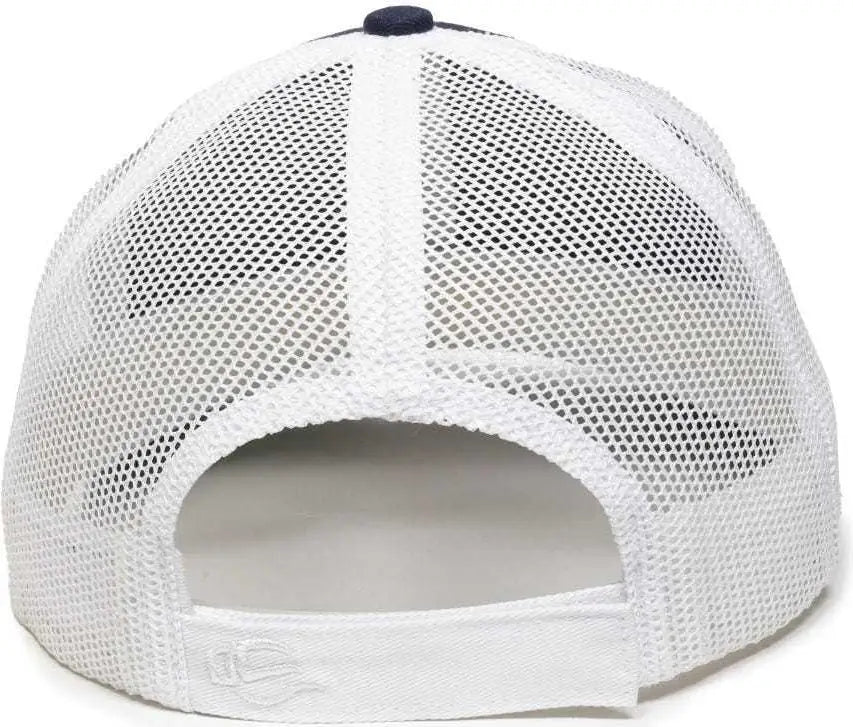 Oc Sports Oc771v Adjustable Mesh Back Cap - Navy White