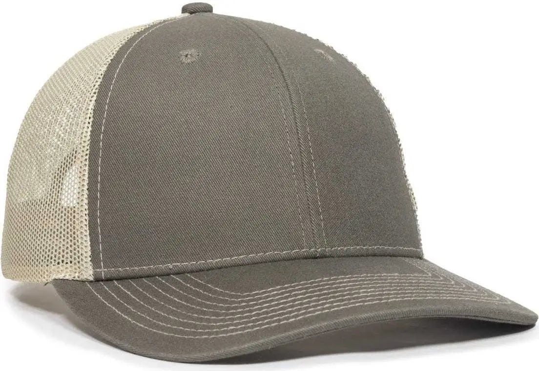 Oc Sports Oc771v Adjustable Mesh Back Cap - Olive Khaki