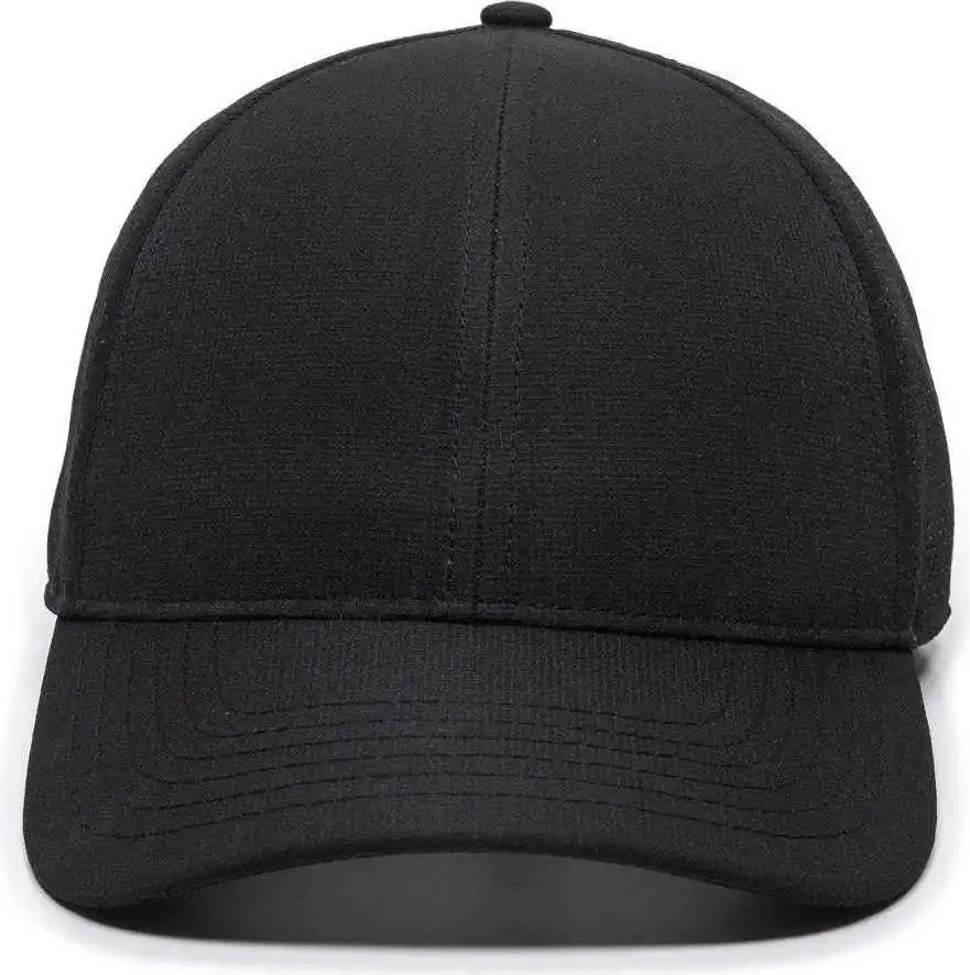 Oc Sports Oc803 Adjustable Mesh Back Solid Color Cap - Black - 6 7/8’’ - 7 1/2’’