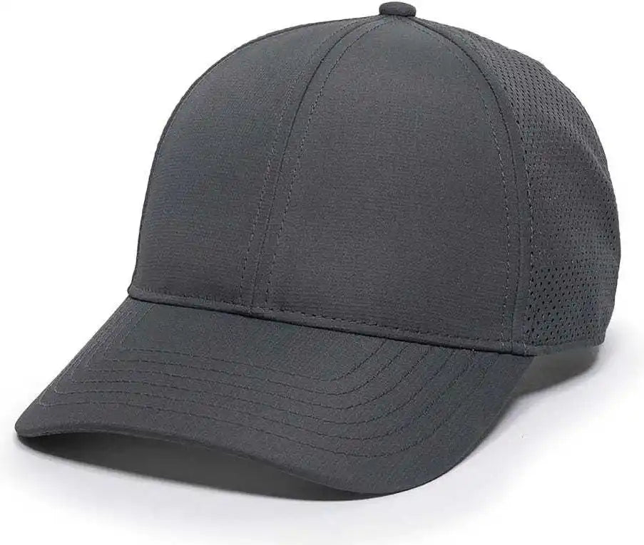 Oc Sports Oc803 Adjustable Mesh Back Solid Color Cap - Graphite - Dark Gray / 6 7/8’’ - 7 1/2’’