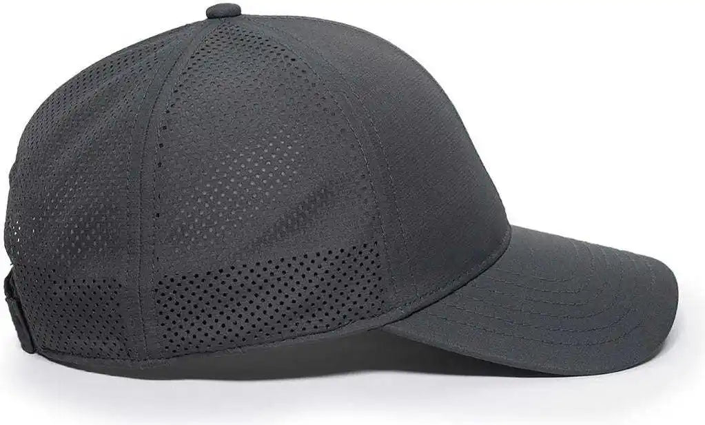 Oc Sports Oc803 Adjustable Mesh Back Solid Color Cap - Graphite - Dark Gray / 6 7/8’’ - 7 1/2’’
