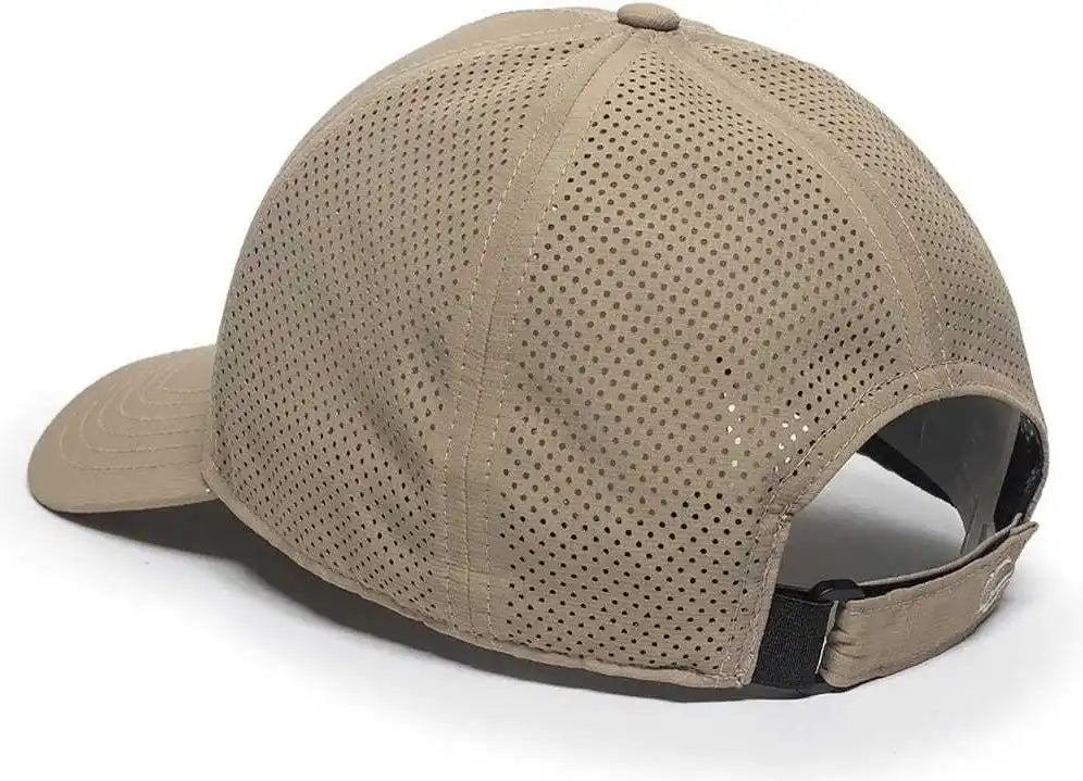 Oc Sports Oc803 Adjustable Mesh Back Solid Color Cap - Khaki - 6 7/8’’ - 7 1/2’’